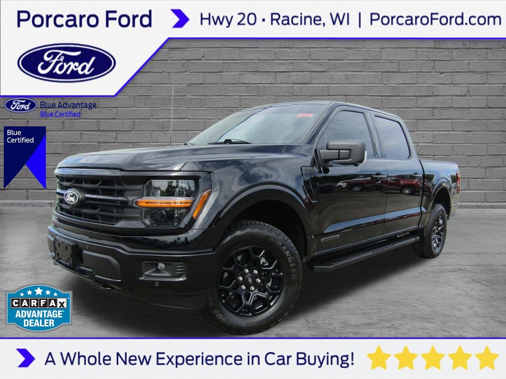 Agate Black Metallic 2024 Ford F-150 Pickup Truck Four-Wheel Drive Automatic
