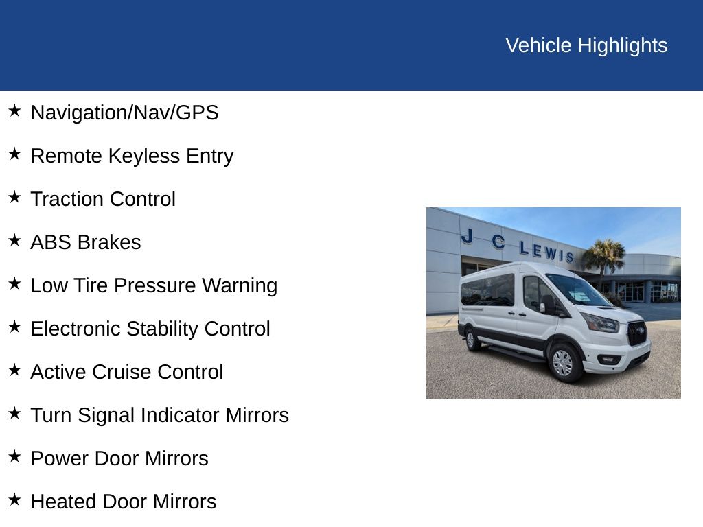 2026 Ford Transit-350 Passenger Van XLT