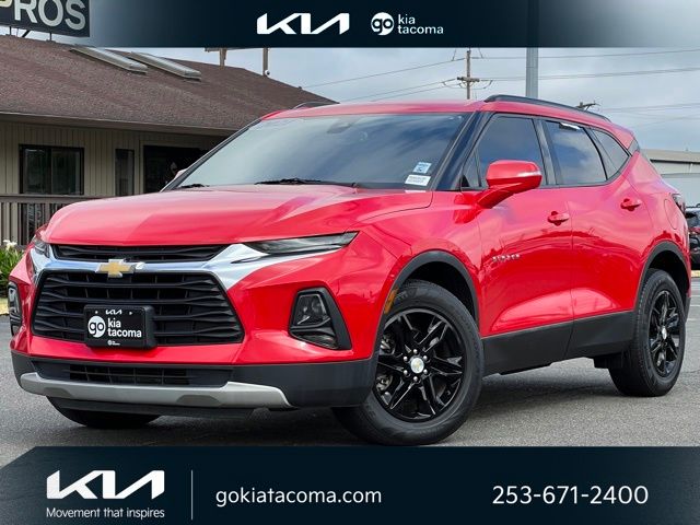 Red Hot 2021 Chevrolet Blazer 3LT AWD SUV / Crossover All-Wheel Drive 9-Speed Automatic