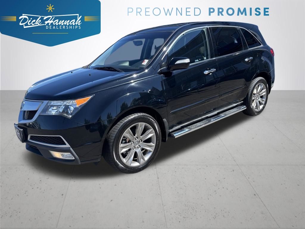 Crystal Black Pearl 2012 Acura MDX SUV / Crossover All-Wheel Drive 6-Speed Automatic