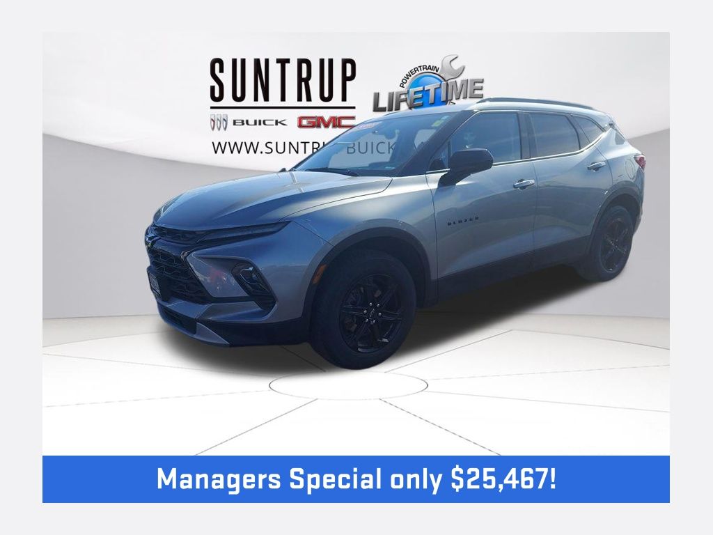 Sterling Metallic 2023 Chevrolet Blazer 2LT FWD SUV / Crossover Front-Wheel Drive 9-Speed Automatic Overdrive