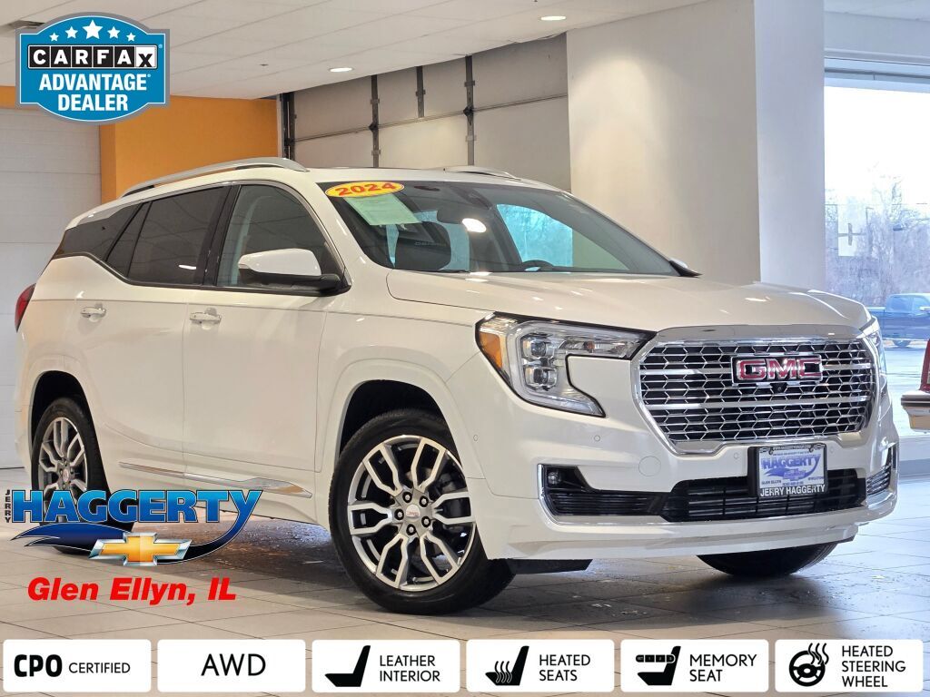 Summit White 2024 GMC Terrain Denali AWD SUV / Crossover All-Wheel Drive 9-Speed Automatic