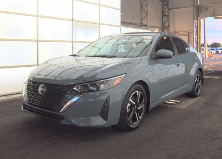 Gray Metallic 2025 Nissan Sentra Sedan Front-Wheel Drive Continuously Variable Transmission
