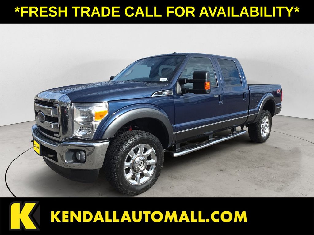 Blue 2016 Ford F-350 Super Duty Pickup Truck Four-Wheel Drive 6-Speed Automatic