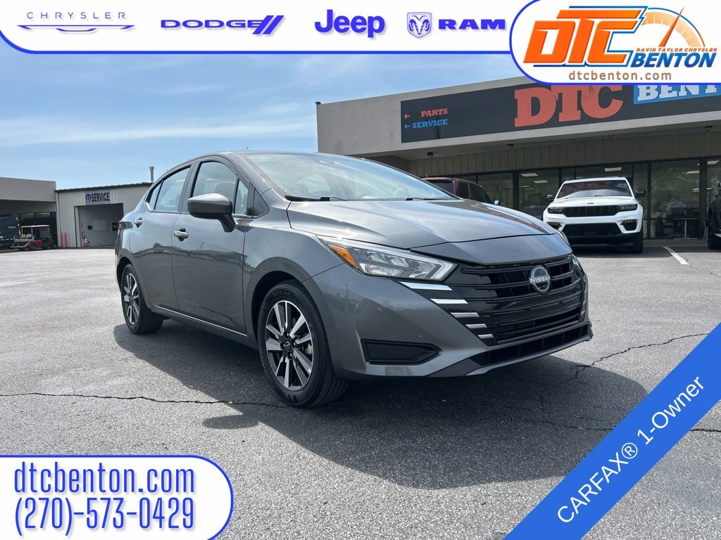 Gray (Gun Metallic) 2025 Nissan Versa SV FWD Sedan Front-Wheel Drive Continuously Variable Transmission