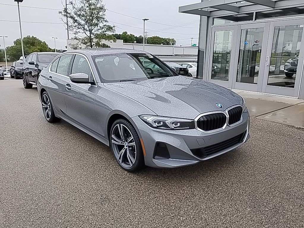 Skyscraper Gray Metallic 2024 BMW 3 Series Sedan All-Wheel Drive 8-Speed Automatic