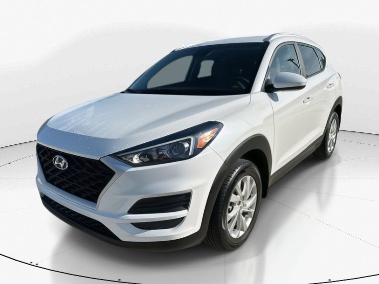 2021 White Cream Hyundai Tucson Value FWD SUV