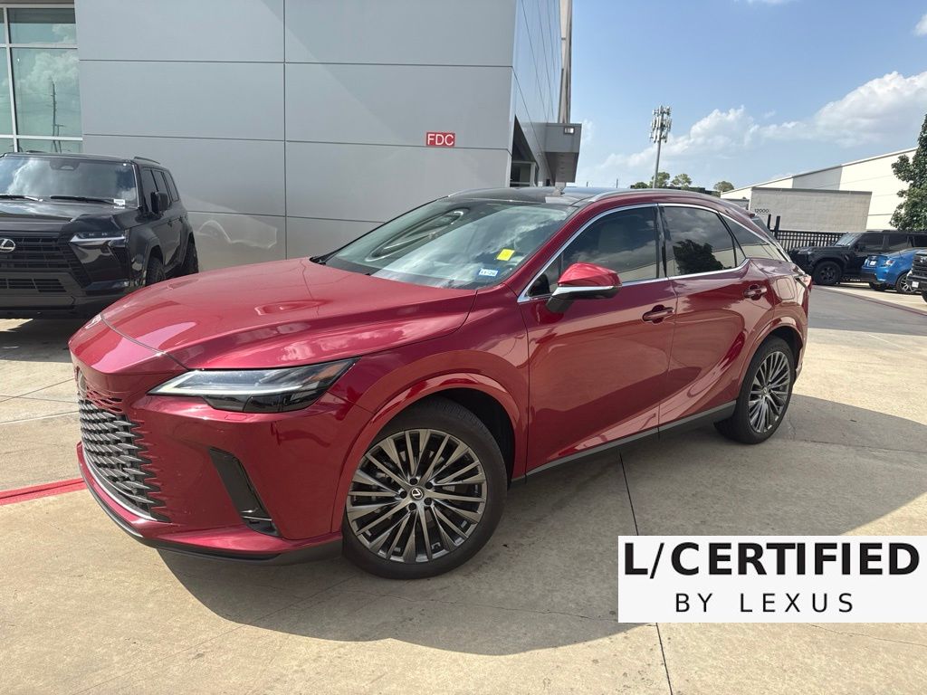 Matador Red Mica 2024 Lexus RX Hybrid SUV / Crossover All-Wheel Drive Continuously Variable Transmission