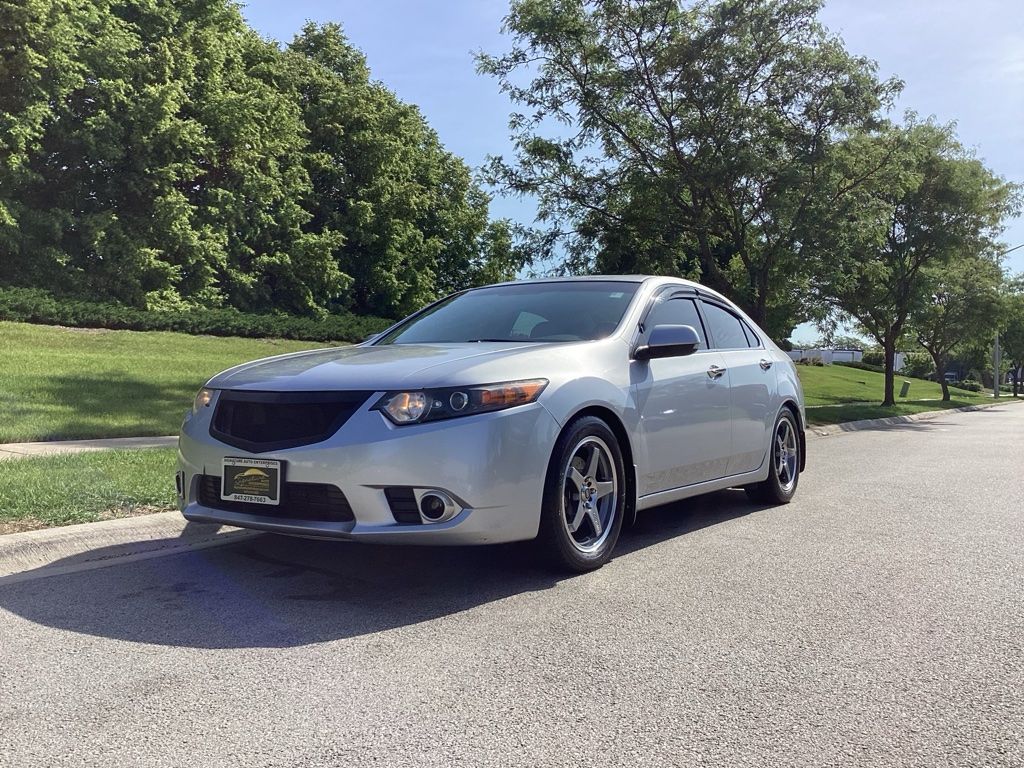 Silver Moon 2012 Acura TSX Sedan FWD Sedan Front-Wheel Drive 5-Speed Automatic