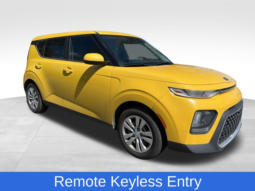 Solar Yellow 2020 Kia Soul LX FWD SUV / Crossover Front-Wheel Drive Continuously Variable Transmission