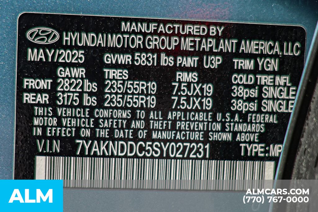 Used 2025 Blue Hyundai SEL image 57