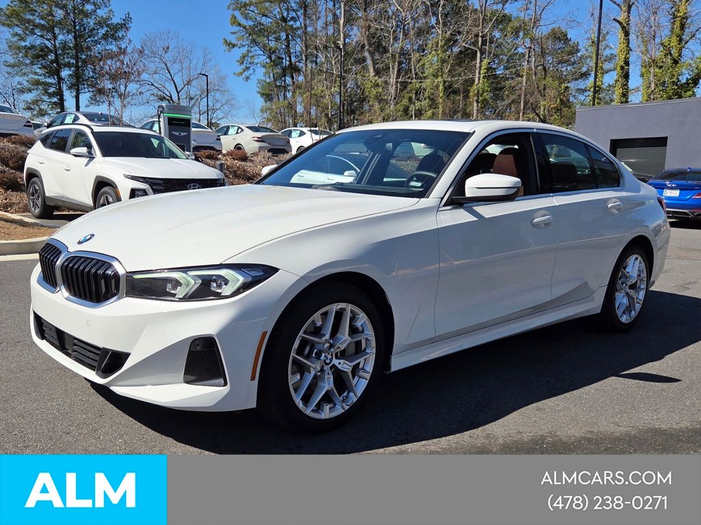 White 2025 BMW 3 Series 330i xDrive Sedan All-Wheel Drive 8-Speed Automatic