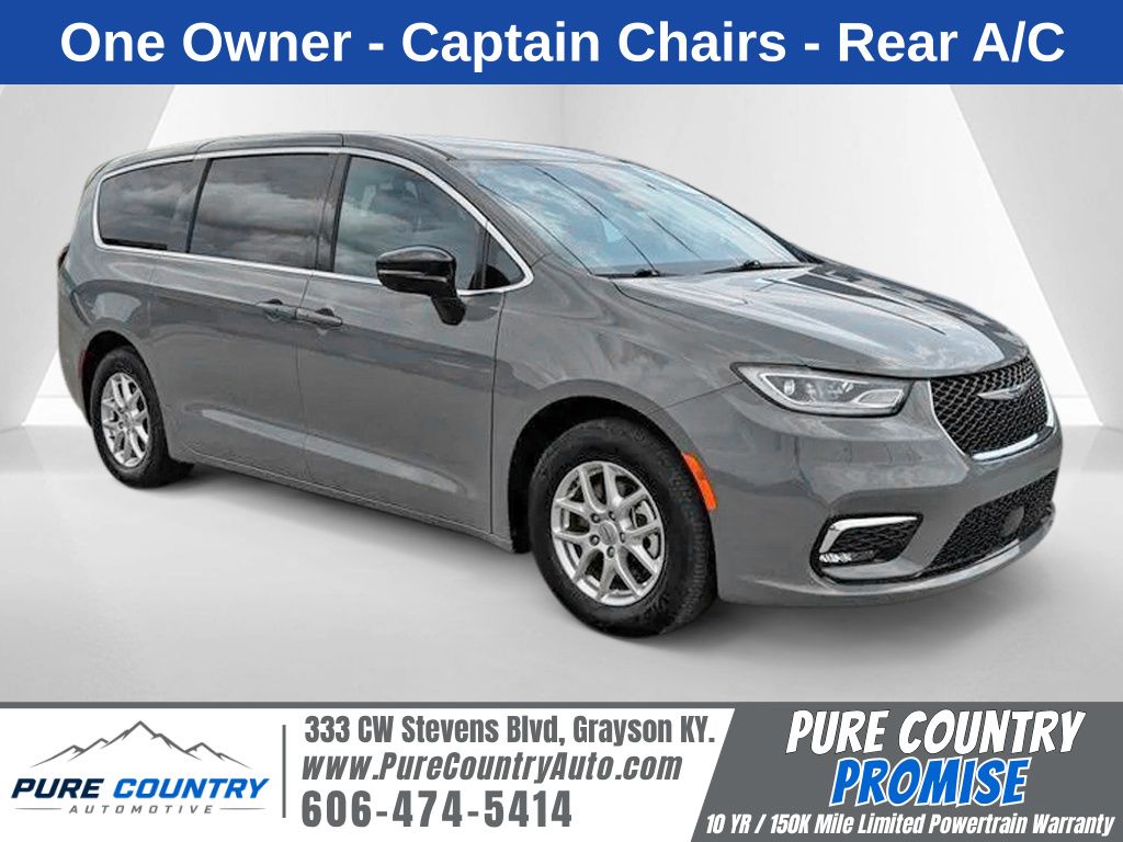 Ceramic Gray Clearcoat 2025 Chrysler Pacifica Minivan Front-Wheel Drive 9-Speed Automatic
