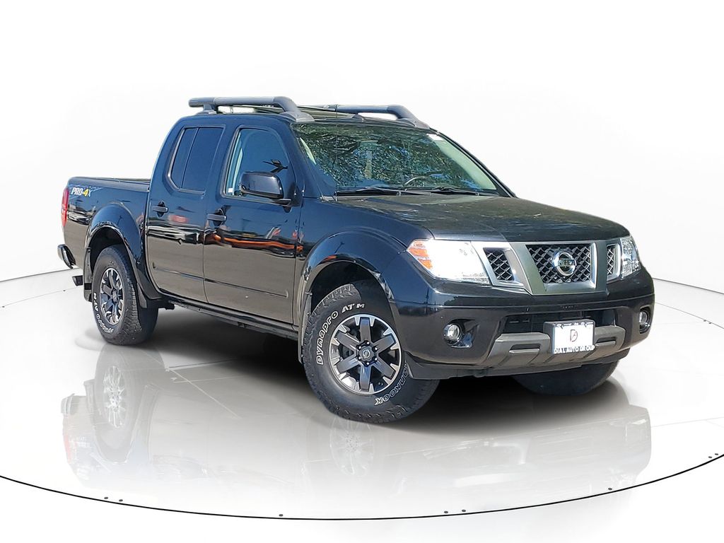 Gray (Magnetic Black Pearl) 2019 Nissan Frontier PRO-4X Crew Cab 4WD Pickup Truck Four-Wheel Drive 5-Speed Automatic Overdrive