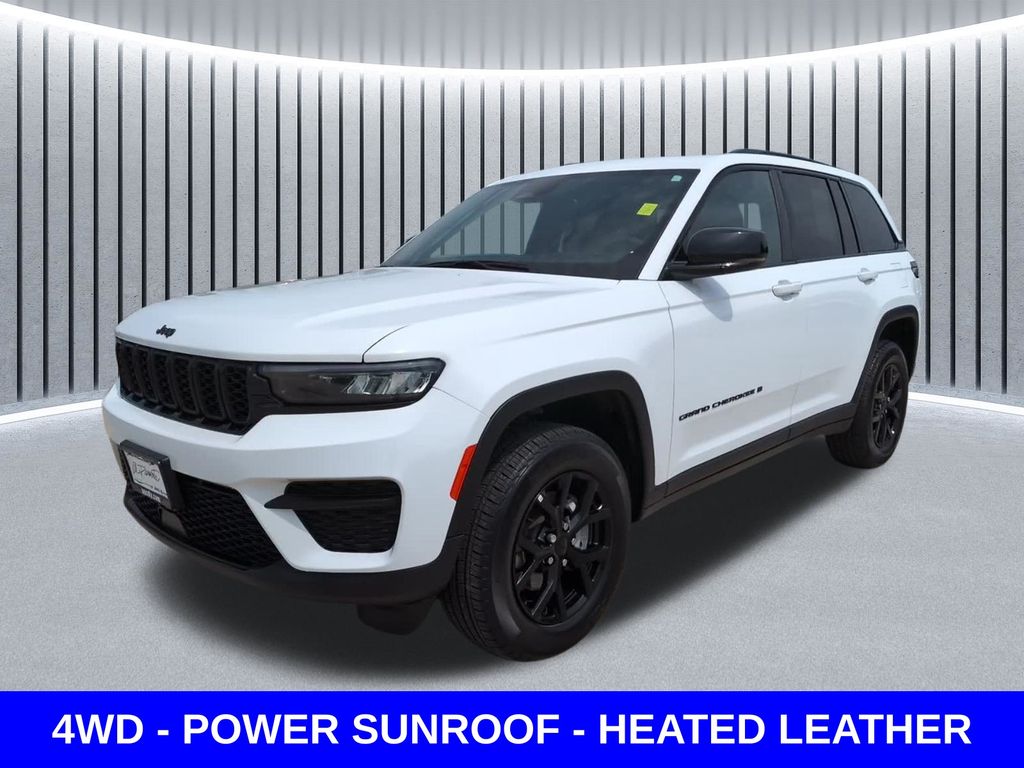 Bright White Clearcoat 2024 Jeep Grand Cherokee SUV / Crossover Four-Wheel Drive 8-Speed Automatic