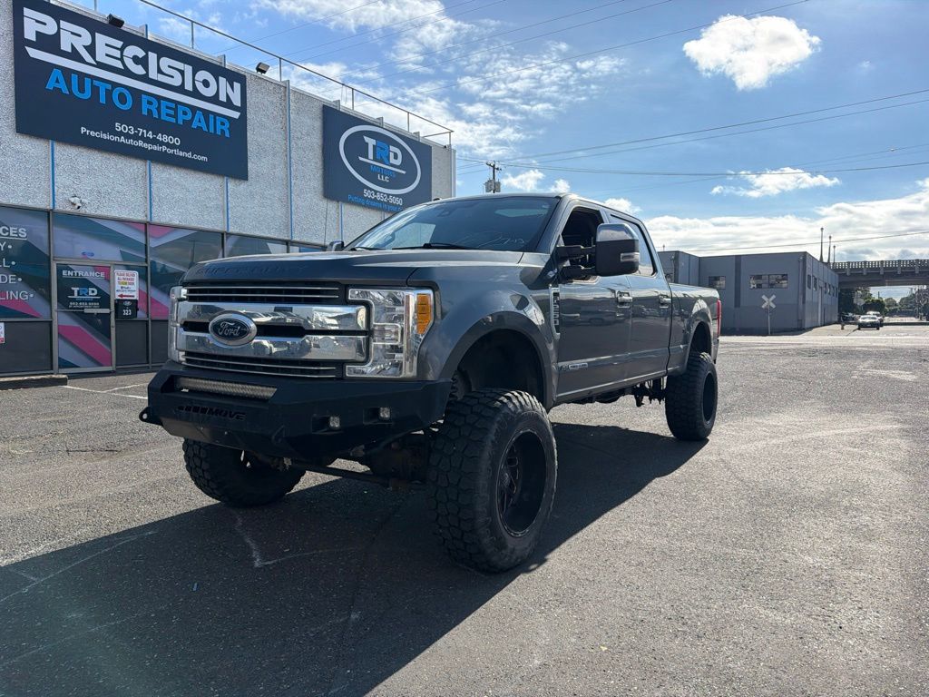 Gray (Magnetic) 2017 Ford F-250 Super Duty Pickup Truck Four-Wheel Drive 6-Speed Automatic