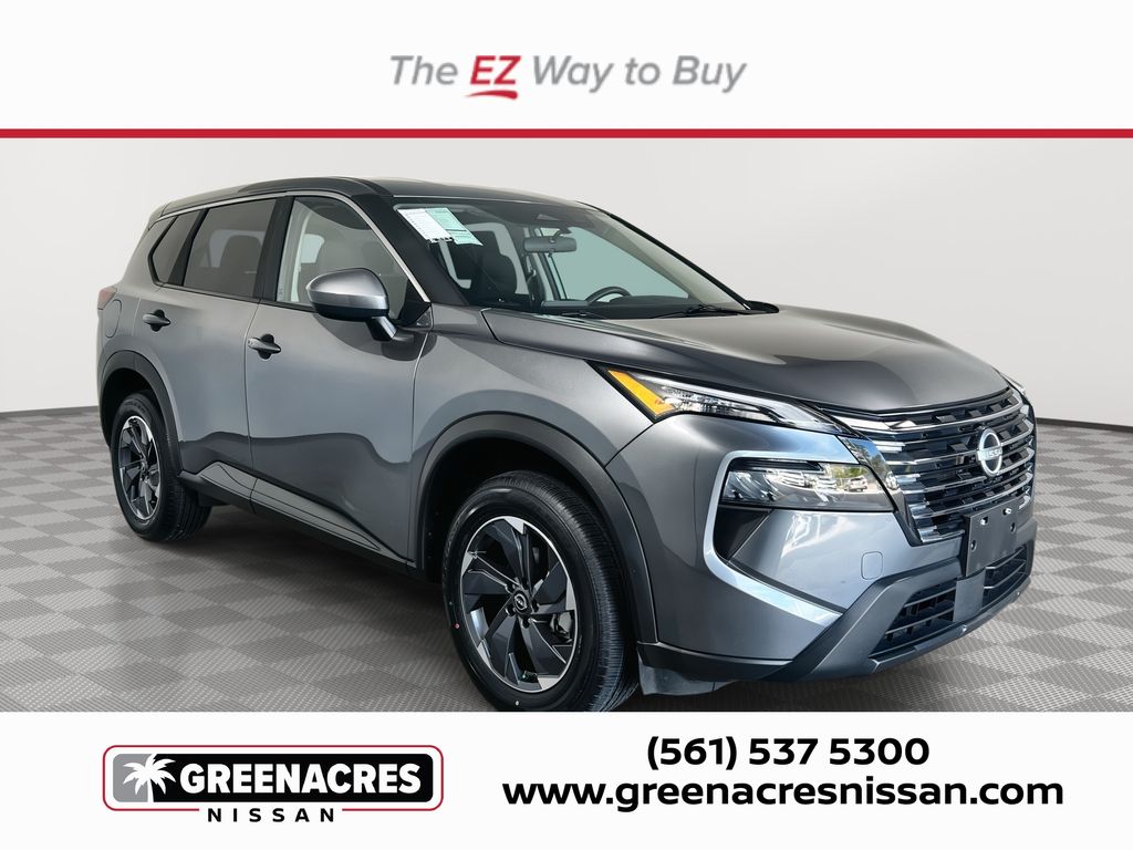Gray (Gun Metallic) 2025 Nissan Rogue SV FWD SUV / Crossover Front-Wheel Drive Continuously Variable Transmission