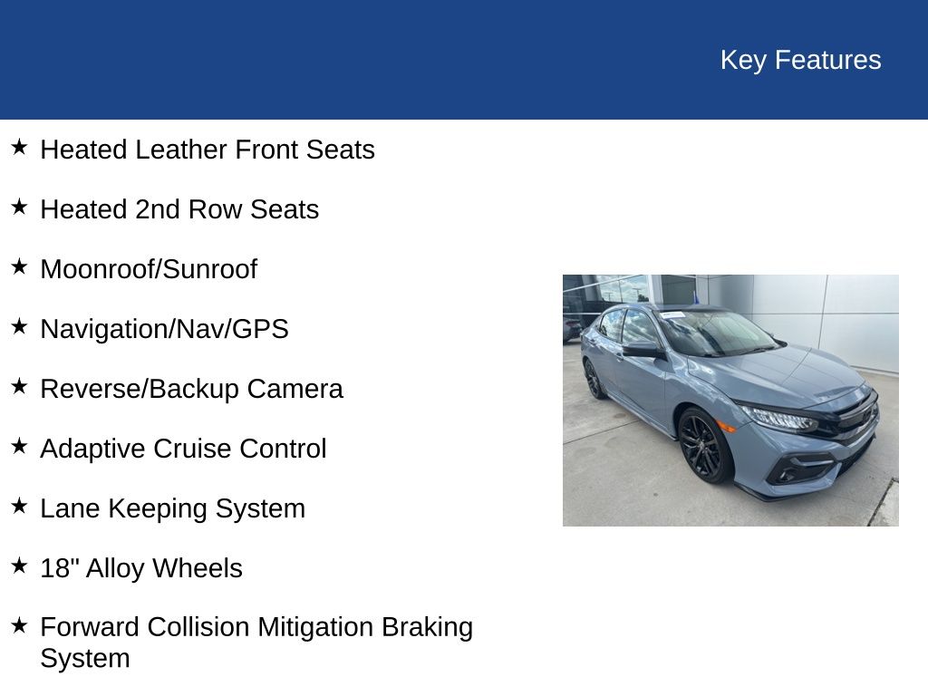 2020 Honda Civic Hatchback Sport Touring