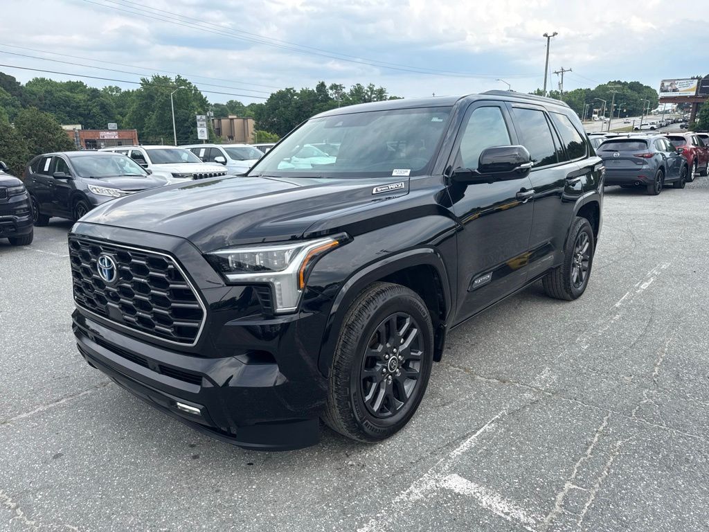 Midnight Black Metallic 2023 Toyota Sequoia Platinum 4WD SUV / Crossover Four-Wheel Drive Automatic