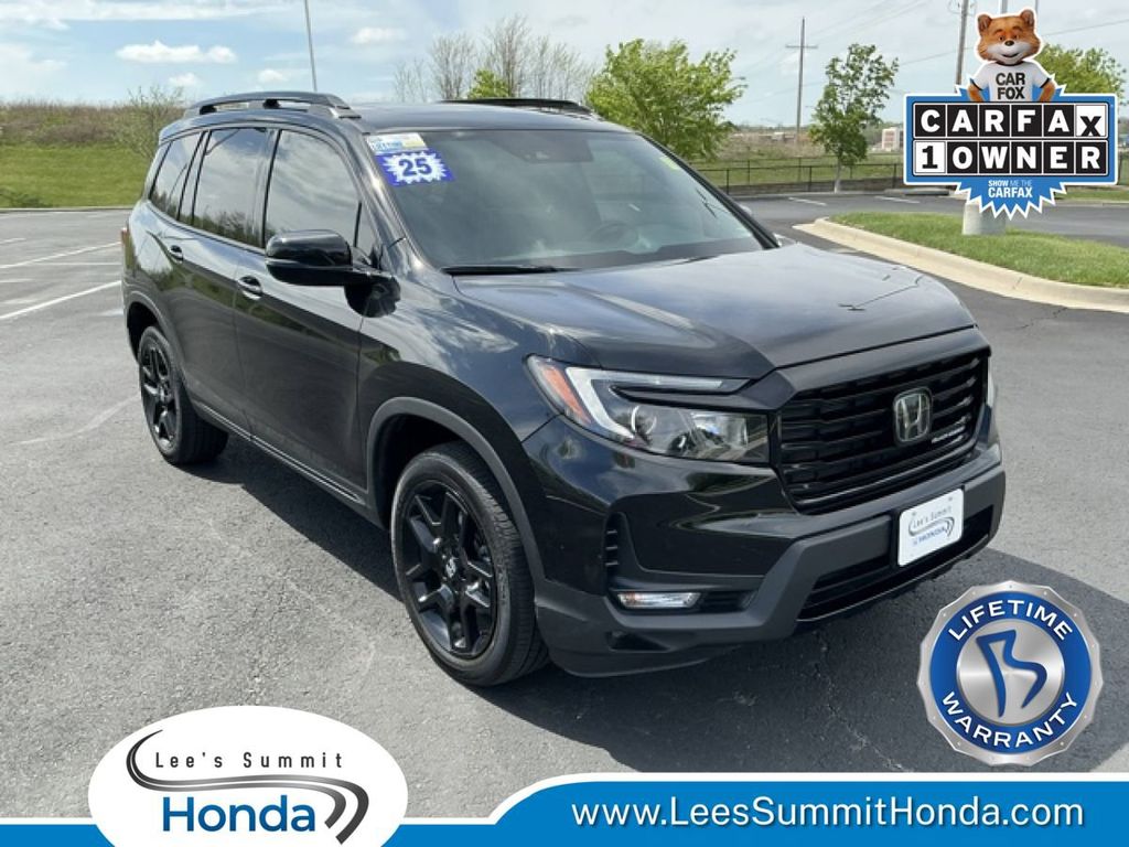 Crystal Black Pearl 2025 Honda Passport Black Edition AWD SUV / Crossover All-Wheel Drive 9-Speed Automatic