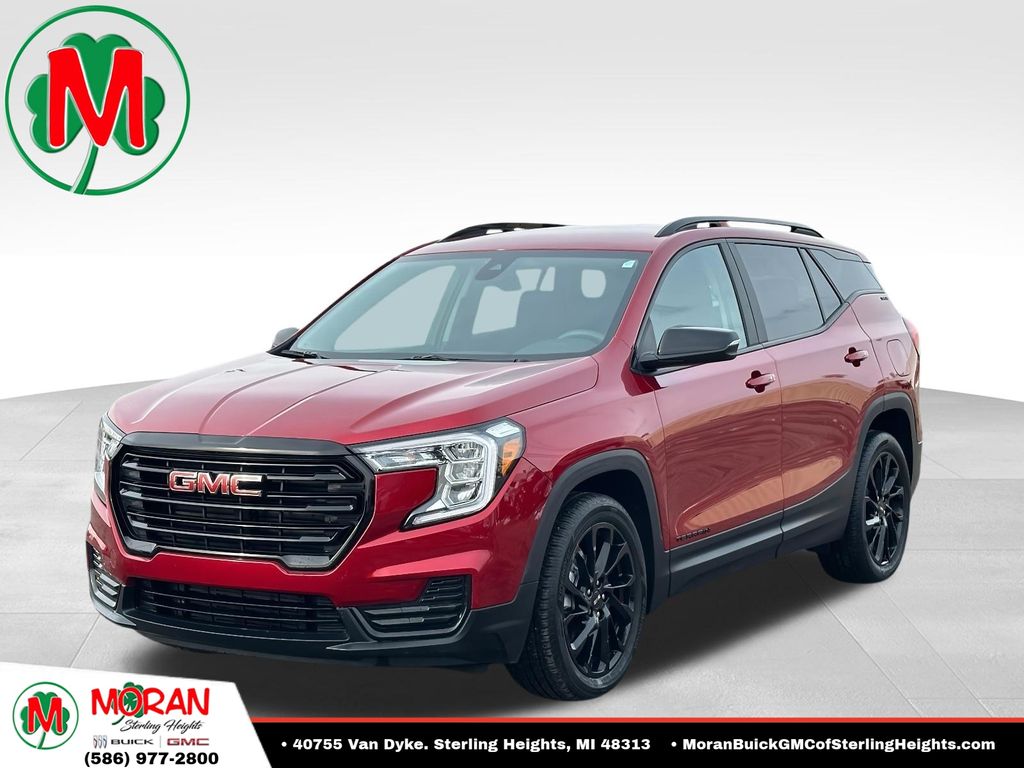 Volcanic Red 2023 GMC Terrain SLE FWD SUV / Crossover Front-Wheel Drive 9-Speed Automatic