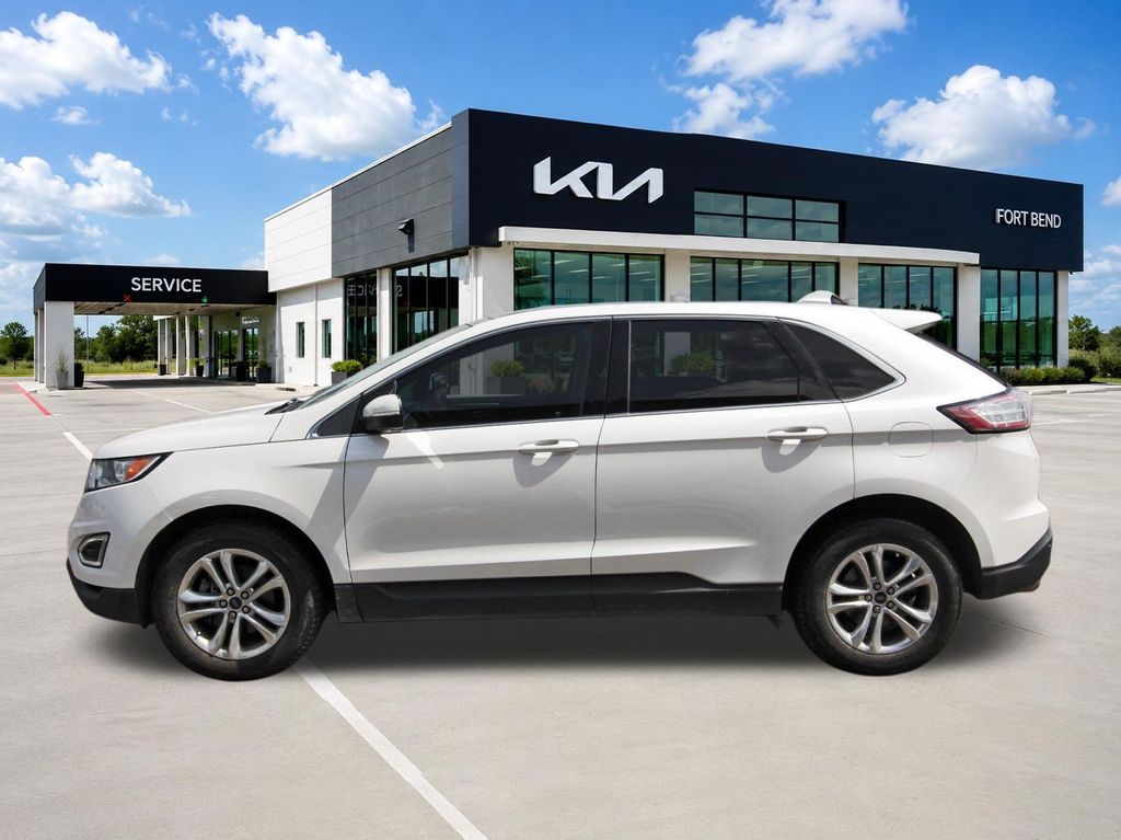 2018 Ford Edge SEL White at Bravo Nissan