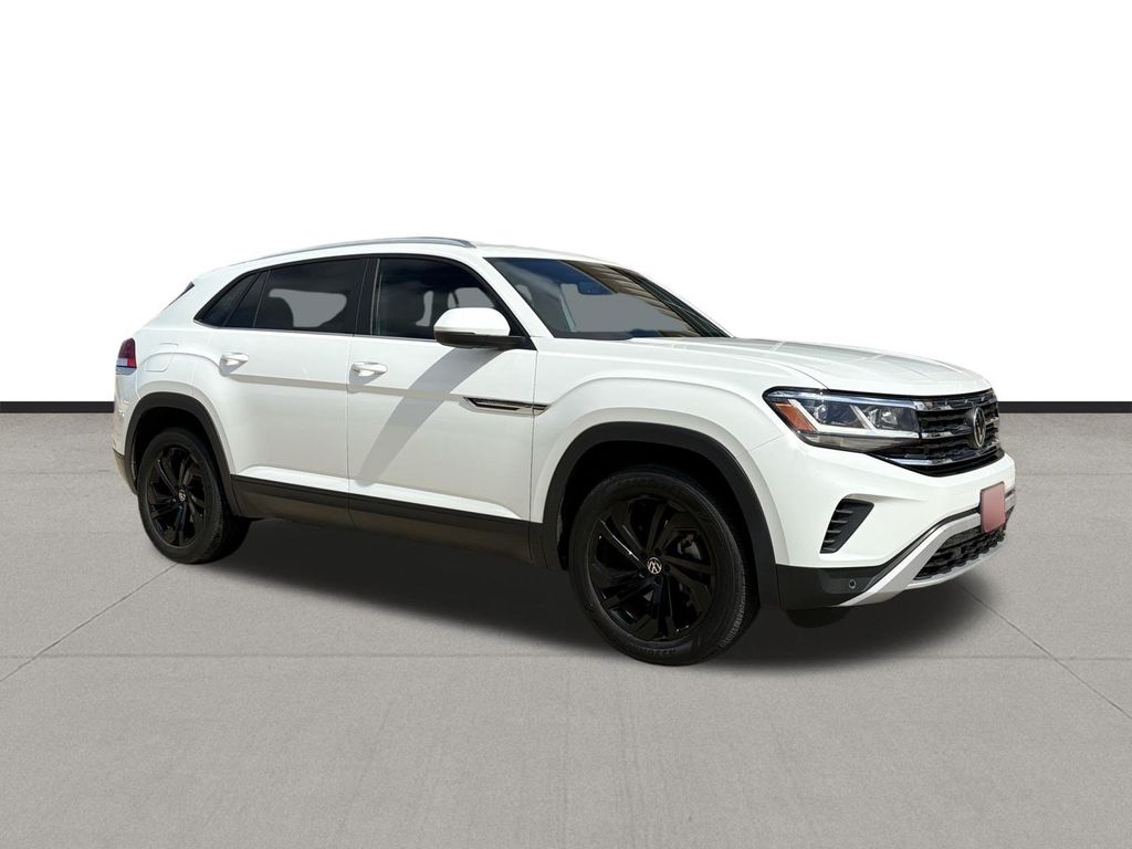 2023 Volkswagen Atlas Cross Sport 2.0T SE w/Technology White at Bayway Cadillac of The Woodlands