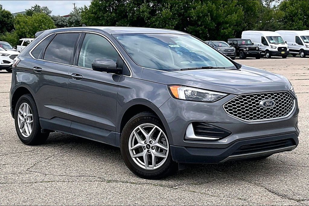 Gray Metallic 2024 Ford Edge SUV / Crossover All-Wheel Drive 8-Speed Automatic