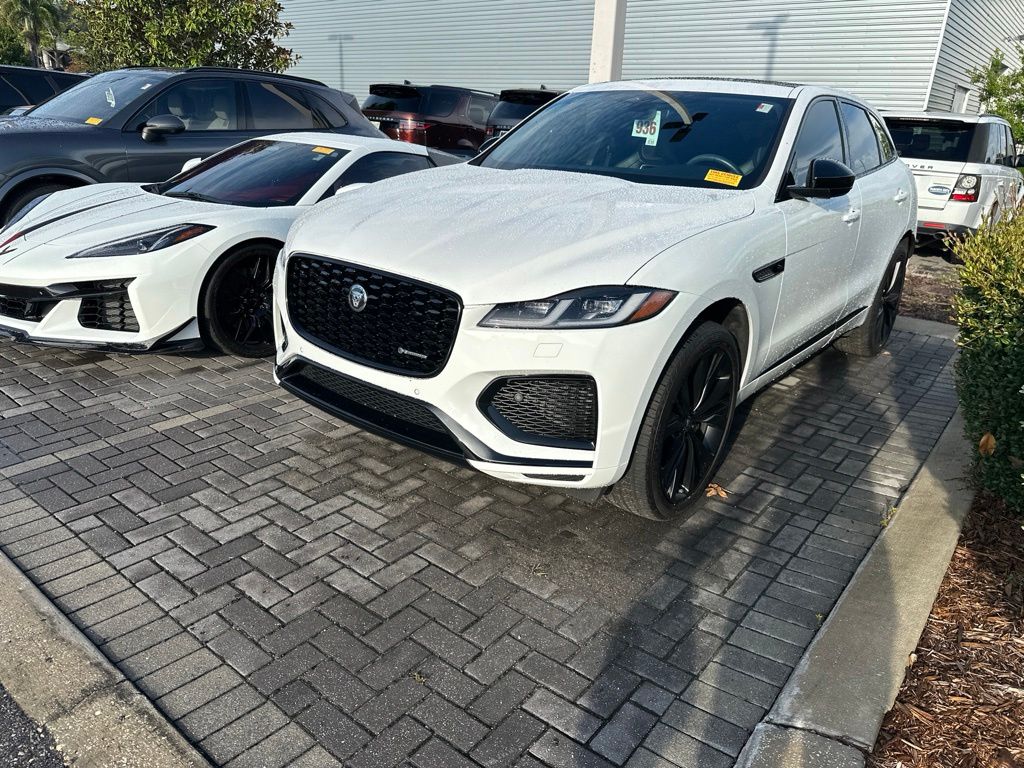 Fuji White 2024 Jaguar F-PACE SUV / Crossover All-Wheel Drive 8-Speed Automatic