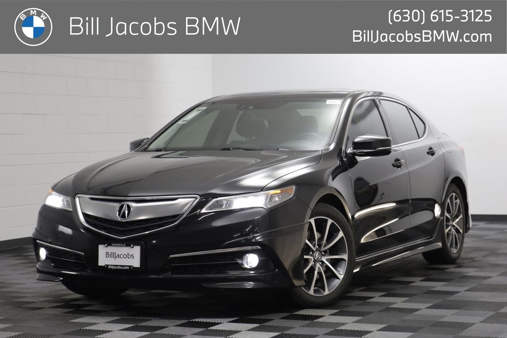 Crystal Black Pearl 2016 Acura TLX V6 SH-AWD with Advance Package Sedan All-Wheel Drive Automatic