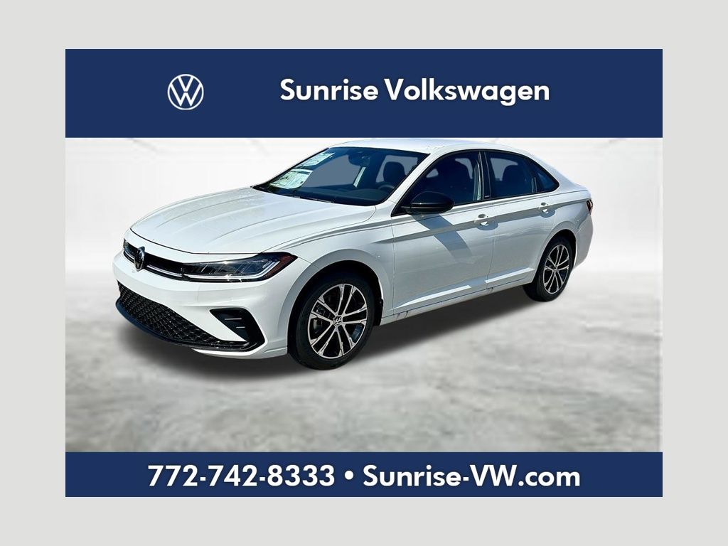 Pure White 2026 Volkswagen Jetta Sedan Front-Wheel Drive 8-Speed Automatic