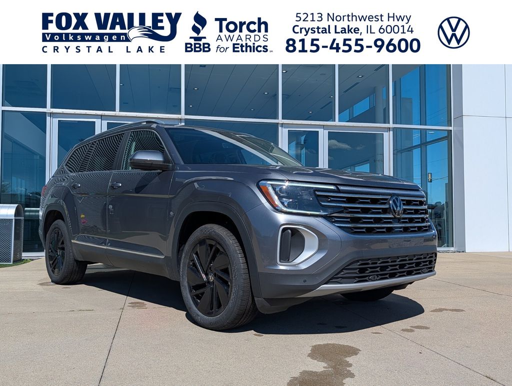 Platinum Gray Metallic 2024 Volkswagen Atlas SUV / Crossover All-Wheel Drive 8-Speed Automatic