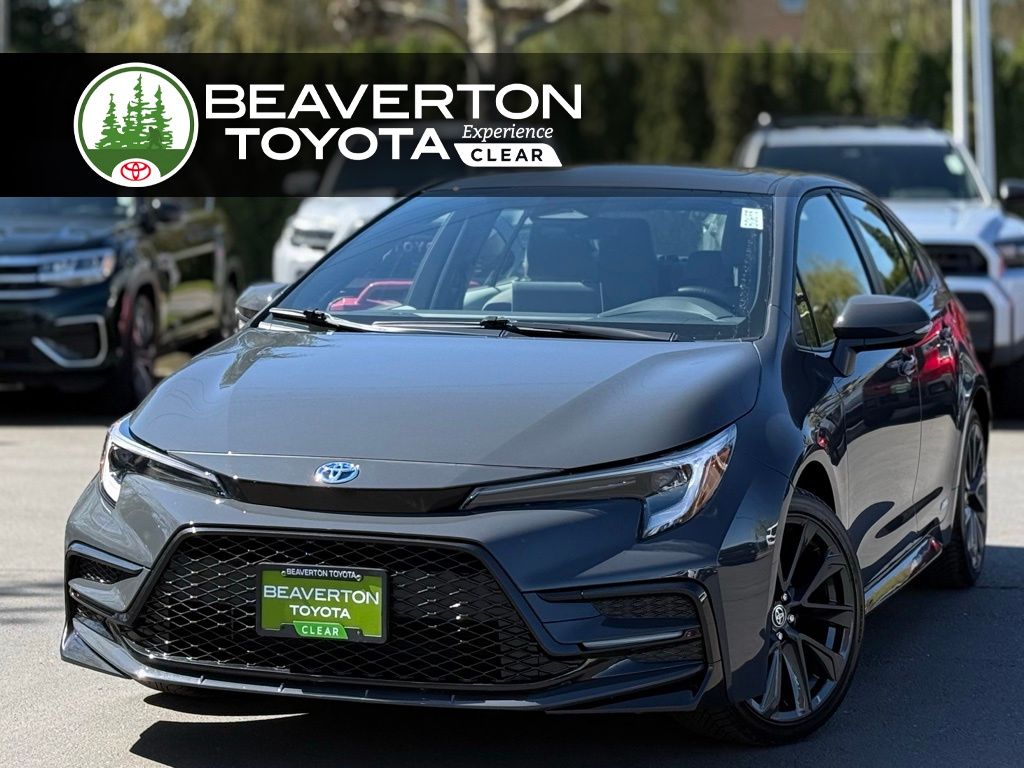 Underground 2025 Toyota Corolla Hybrid SE AWD Sedan All-Wheel Drive Continuously Variable Transmission