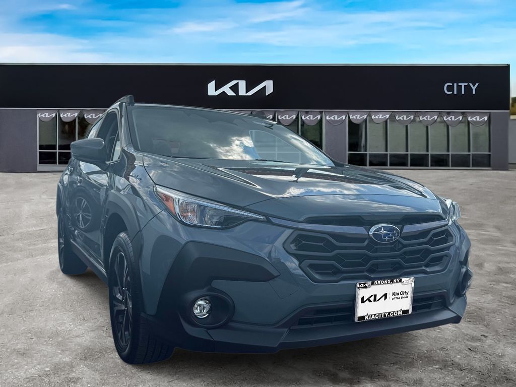 Offshore Blue Metallic 2024 Subaru Crosstrek Premium AWD SUV / Crossover All-Wheel Drive Continuously Variable Transmission