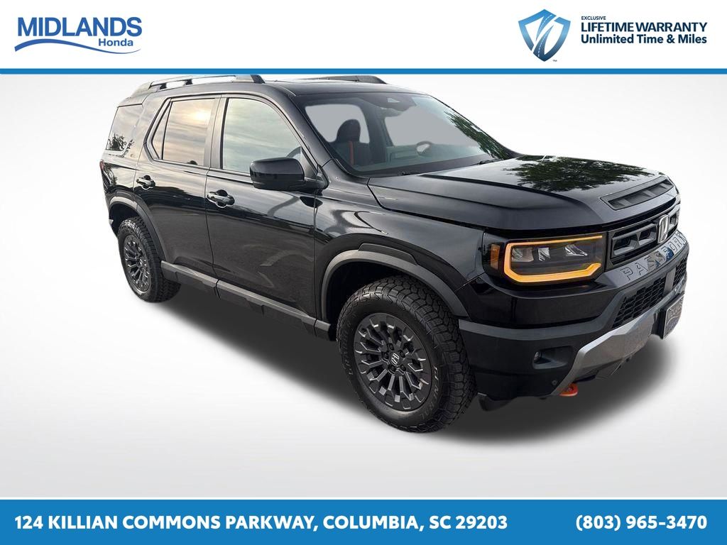 Black 2026 Honda Passport TrailSport AWD SUV / Crossover All-Wheel Drive Automatic