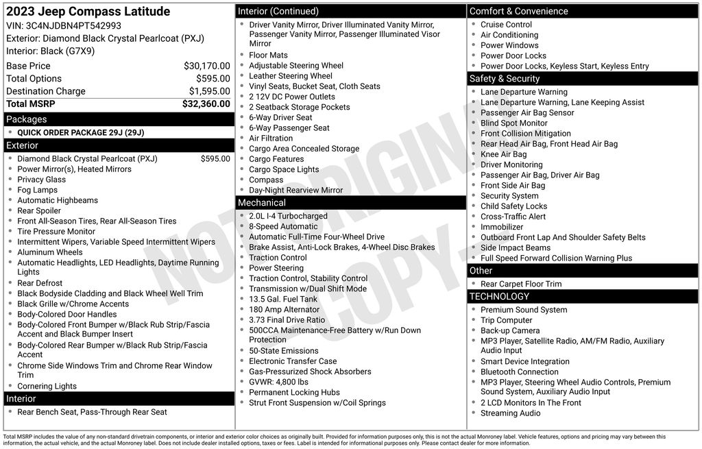 Used 2023 Black Jeep Latitude image 7
