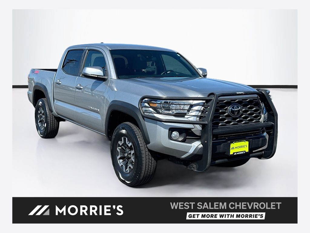 Celestial Silver Metallic 2022 Toyota Tacoma TRD Off Road Double Cab 4WD Pickup Truck Four-Wheel Drive 6-Speed Manual