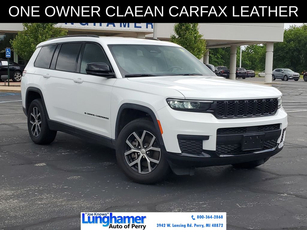 Bright White Clearcoat 2024 Jeep Grand Cherokee L SUV / Crossover Four-Wheel Drive 8-Speed Automatic