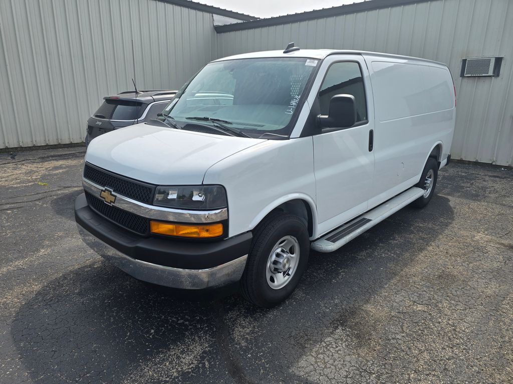 Summit White 2025 Chevrolet Express Cargo Van Rear-Wheel Drive 8-Speed Automatic Overdrive