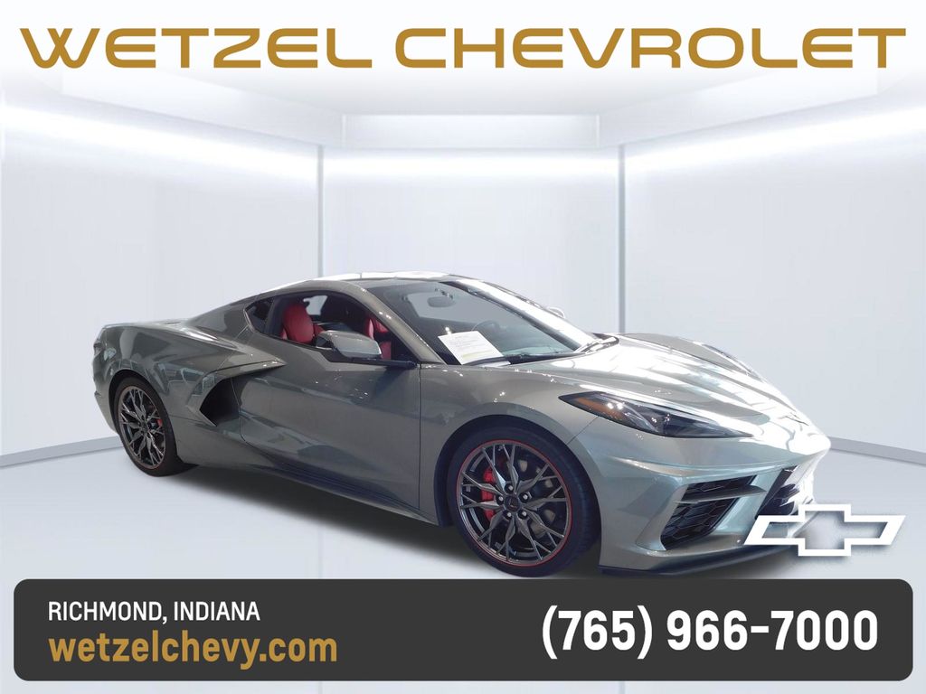 Hypersonic Gray Metallic 2024 Chevrolet Corvette Coupe Rear-Wheel Drive 8-Speed Dual Clutch