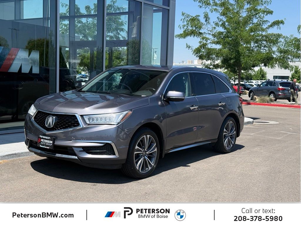 Gray (Gunmetal Metallic) 2019 Acura MDX SUV / Crossover Front-Wheel Drive 9-Speed Automatic