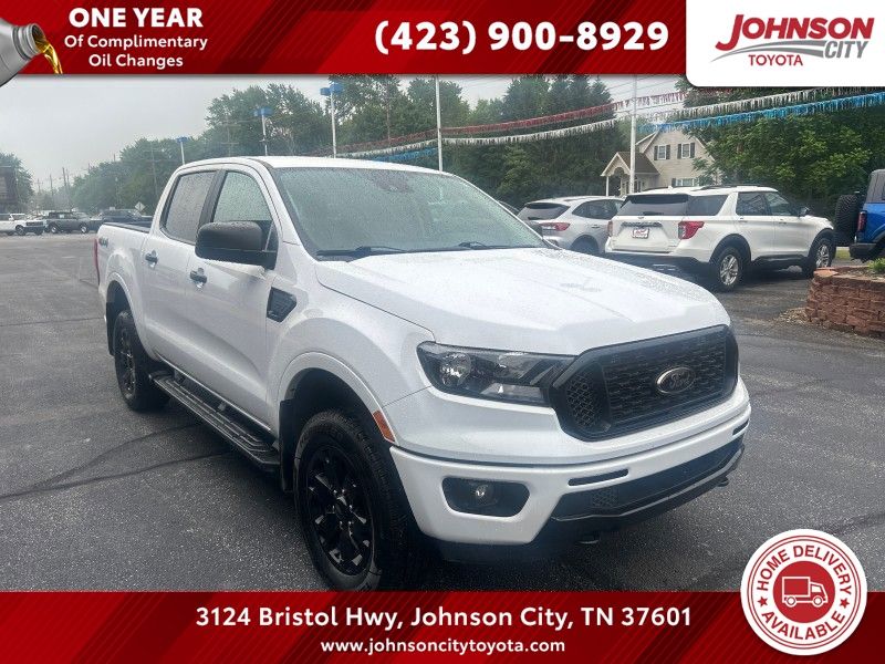 Oxford White 2021 Ford Ranger XLT SuperCrew 4WD Pickup Truck Four-Wheel Drive Automatic