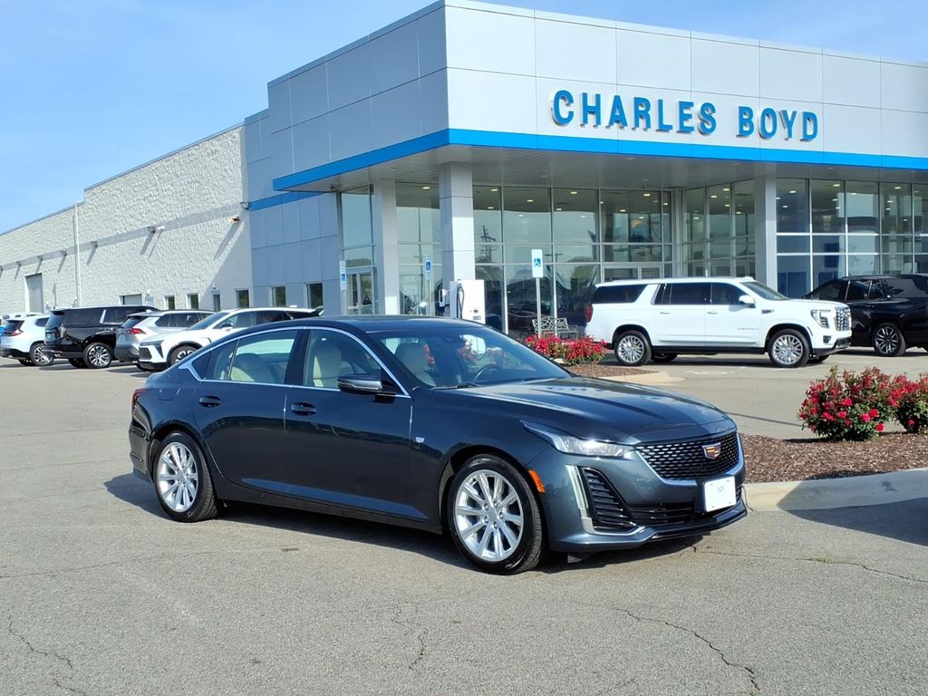 Shadow Metallic 2021 Cadillac CT5 Luxury Sedan RWD Sedan Rear-Wheel Drive Automatic