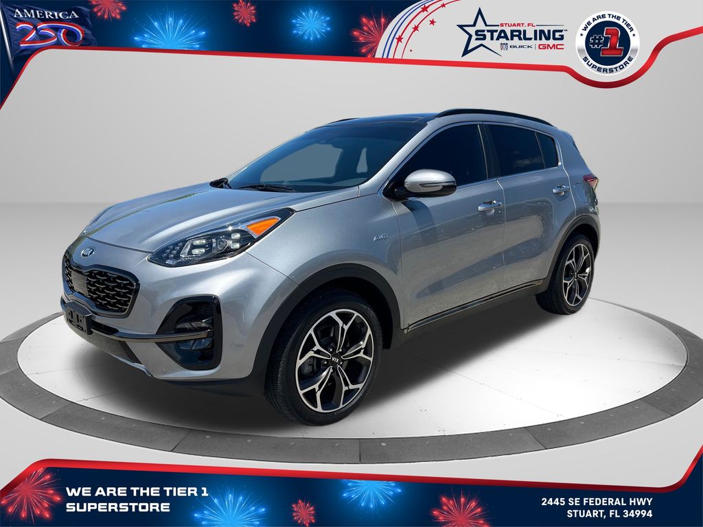 Steel Gray 2022 Kia Sportage SUV / Crossover 6-Speed Automatic Overdrive