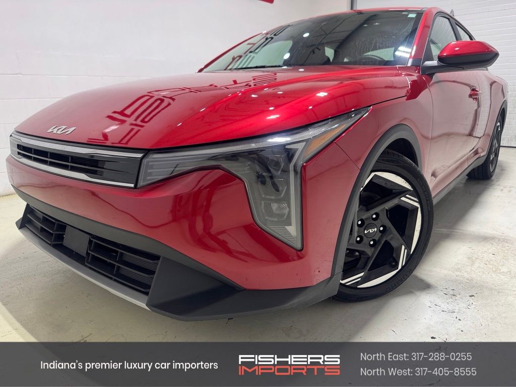 Currant Red 2025 Kia K4 Sedan Front-Wheel Drive Continuously Variable Transmission