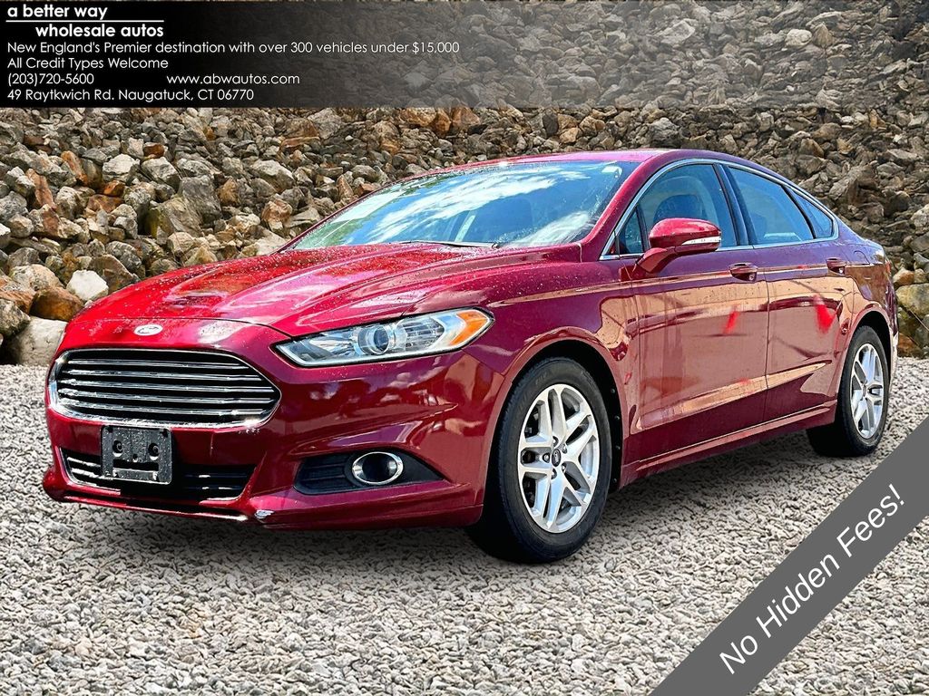 Ruby Red Metallic 2013 Ford Fusion Sedan Front-Wheel Drive 6-Speed Automatic