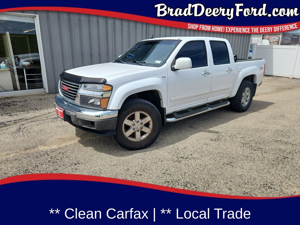Summit White 2011 GMC Canyon Pickup Truck Four-Wheel Drive 4-Speed Automatic Overdrive