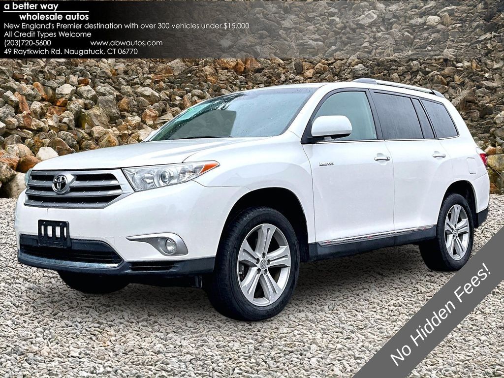 White (Blizzard Pearl) 2012 Toyota Highlander SUV / Crossover All-Wheel Drive 5-Speed Automatic Overdrive
