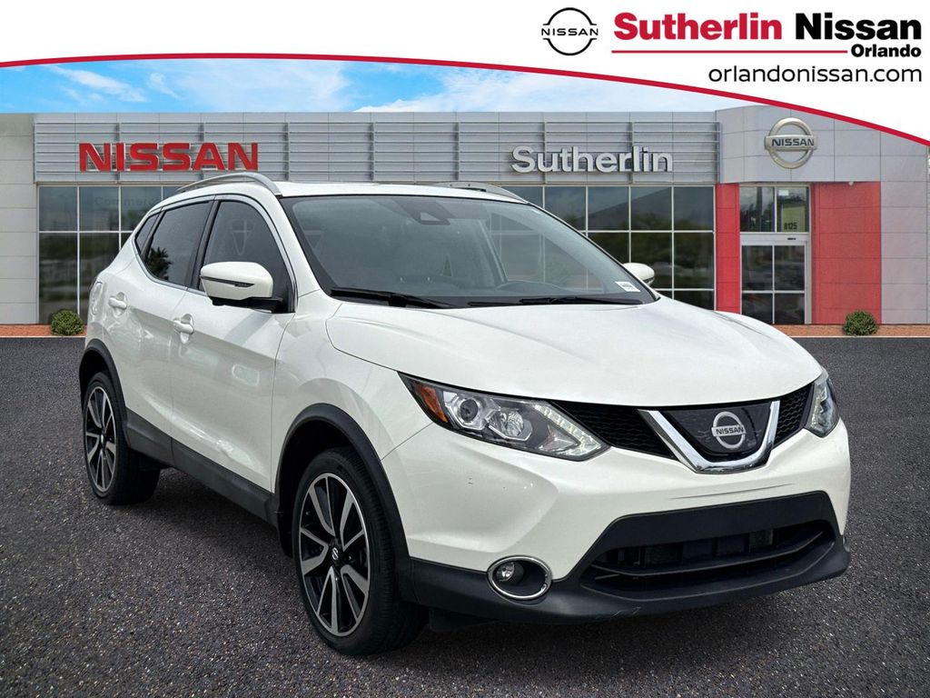 Pearl White 2019 Nissan Rogue Sport SL FWD SUV / Crossover Front-Wheel Drive Continuously Variable Transmission