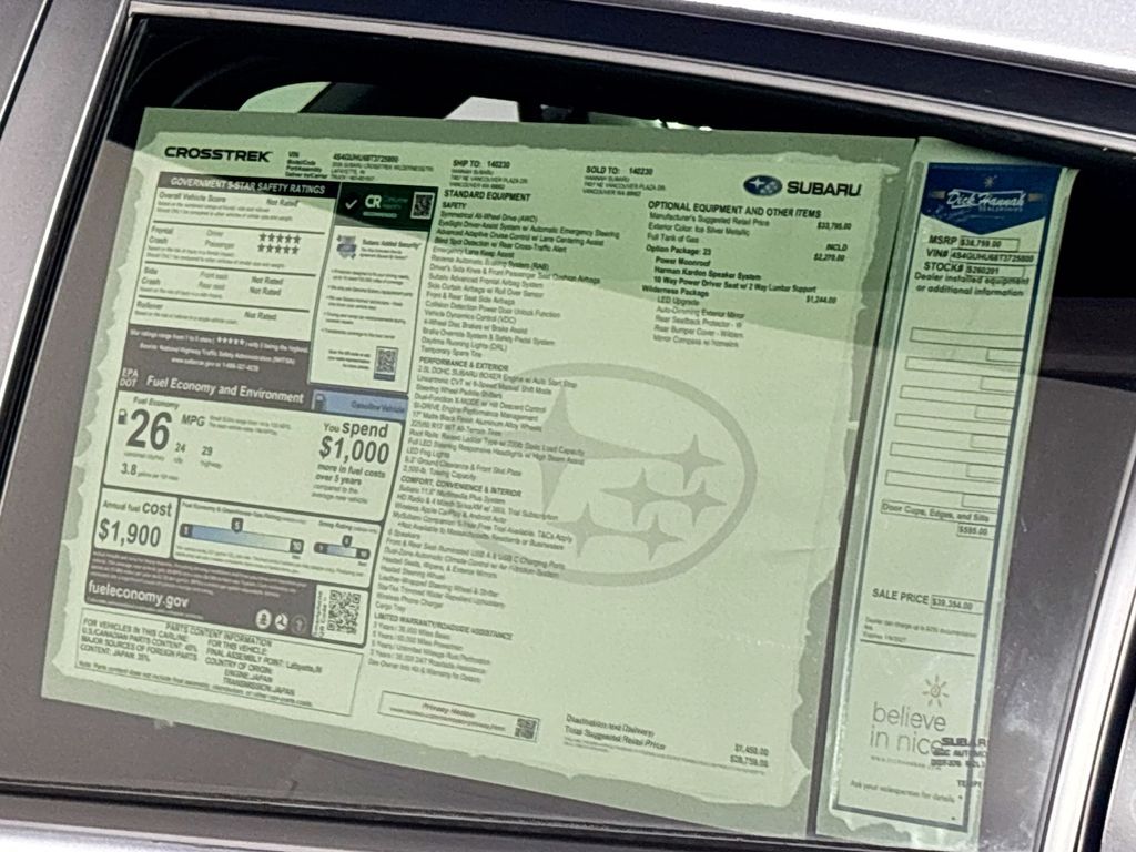 2026 Subaru Crosstrek Wilderness